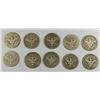 Image 2 : (10) BARBER HALF DOLLARS (04-S, 05, 05-S, 06, 06-D, 06-O, 07, 07-D, 07-O, 08)