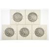 Image 2 : (5) 1935-D WALKING LIBERTY HALF DOLLARS