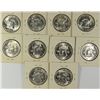 Image 2 : (10) 1955 FRANKLIN HALF DOLLARS CH BU