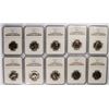 Image 1 : LOT OF ( 10 ) 1967 SMS WASHINGTON QUARTERS, NGC MS-66
