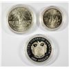 Image 2 : 1986 2 PIECE LIBERTY UNC, BOX/MISSING CERT & 94 CAPITOL Pf SILVER DOLLAR BOX/COA