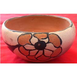Santo Domingo Polychrome Painted Bowl