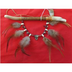 Antler Effigy Peace Pipe