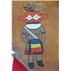 Image 2 : Hopi Kachina Painting on Leather