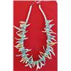 Image 1 : Santo Domingo Shell and Turquoise Necklace