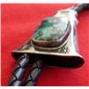 Image 7 : Sterling Silver & Turquoise Bolo Tie