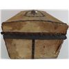 Image 4 : Fine Antique Leather Covered Trunk