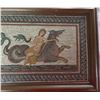 Image 3 : Framed Picture of a Middle eastern woman on a Mythical Animal  Mosaic Picture