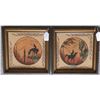 Image 1 : Pair of Framed Sand Paintings
