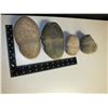 Image 1 : Lot of 4 Indian hammer stones