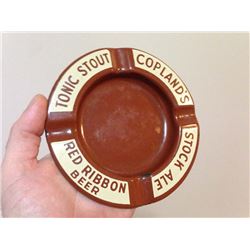 Porcelain Advertising Ashtray