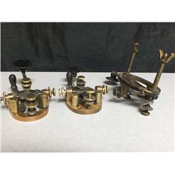 Lot of Antique Telegraph keys RAILWAY CPR