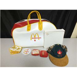 Vintage McDonalds Dufflebag and goodies