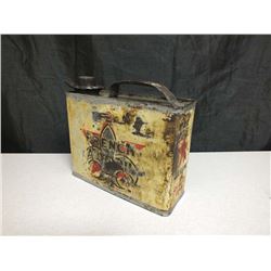 RARE FRENCH AUTO Oil tin