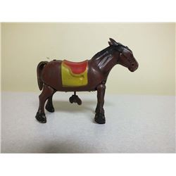 Occupied Japan Tin Wind-up Donkey toy
