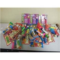 MASSIVE lot of 103 Pez toys