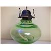 Image 4 : Antique Vaseline Uranium Glass Lamp