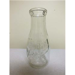 Blue Ribbon Embossed Cream Bottle