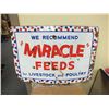 Image 1 : Porcelain Miricle Feeds Sign