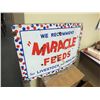 Image 2 : Porcelain Miricle Feeds Sign
