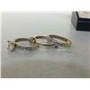 Image 6 : 3x 10k gold rings
