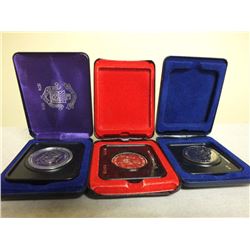 Lot of 3 cased 1970 coins