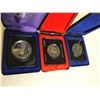 Image 2 : Lot of 3 cased 1970 coins