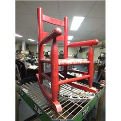 Vintage children's rocking chair