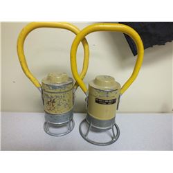 Lot of 2  Adlake railway lanterns