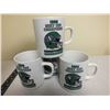 Image 2 : Lot of 4 1989 Saskatchewan Roughriders coffee mugs