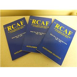 RCAF history 3 book set