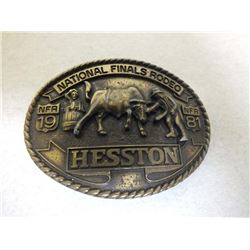 1981 Hesston Rodea buckle