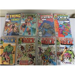 Lot of 19 Marvel HULK & Thing comics