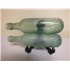Image 1 : lot of 2 RARE round bottom bottles 1800s