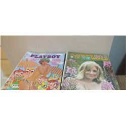 lot of 33 vintage Playboy magazines