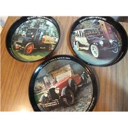 General Tires Advertising beer trays