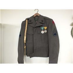 1948 USA army tunic with medals