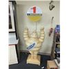 Image 1 : Vintage Michelin Man Sign
