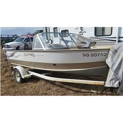 1999 Lund Boat 5G 20752 w/ EZ Load Trailer Boat