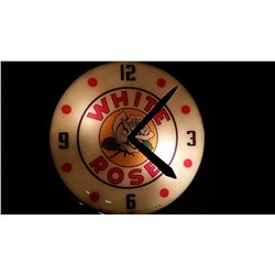 White Rose Lite Up Clock (working)