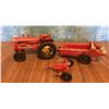 Image 1 : Lincoln Toy Tractor & Manure Spreader & Bonus