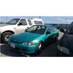 93 Honda Civic 2 Dr  Coupe - T - DRIVE MC HG
