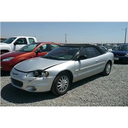 01 Chrysler Sebring 2dr Convertible - OT - DRIVE