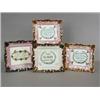 Image 1 : Four mid 19th century Sunderland lustre wall plaques, each with copper lustre edging, and a pr...