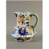 Image 1 : A Mason's Ironstone jug decorated in the 'Japan' pattern in blue, orange and green, impressed...