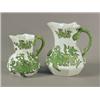 Image 1 : Two Mason's Ironstone patent ironstone jugs, each printed with griffin like beasts and decorat...