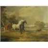 Image 1 : Francis Calcraft Turner (1795-1865) HORSES IN A LANDSCAPE WITH A STALLION CHASING A DOG IN THE...