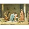 Image 1 : Alesandro Ossani STREET CHILDREN signed and dated 1877, oil on board, 25 x 34cm Est. 300...