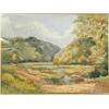 Image 1 : Henry John Sylvester Standard VIEW OF A RUSTIC RIVER watercolour, 36 x 48cm Est. 400/600...
