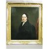 Image 1 : English School, circa 1830 PORTRAIT OF A GENTLEMAN 1/2 LENGTH IN A BLACK COAT oil on canvas...